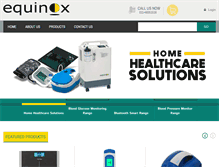 Tablet Screenshot of equinox-india.com